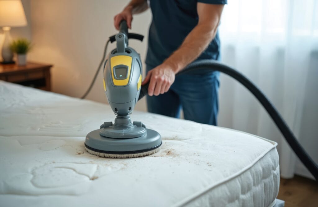Image de nettoyage de matelas