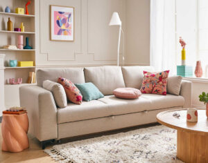 canapé clair 3 places